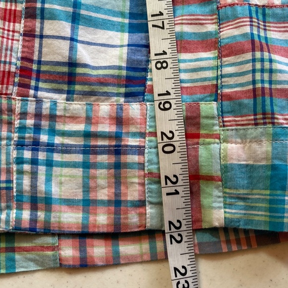 Talbots Plaid Madras Skirt in Pink, Blue, Green, Red - Picture 7 of 7
